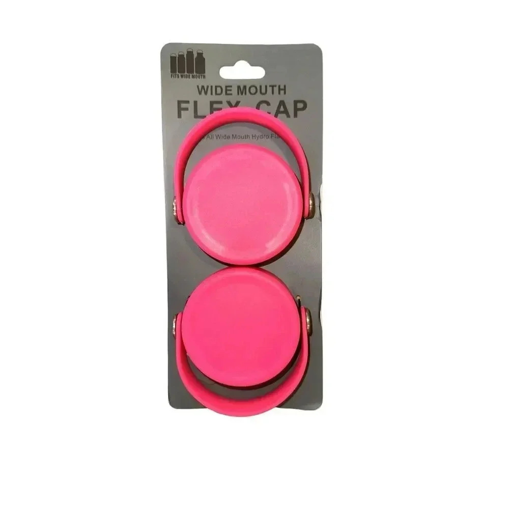 HYDRO FLASK  Wide Mouth Lids For Water / Sports Bottle Pink 2 Pack